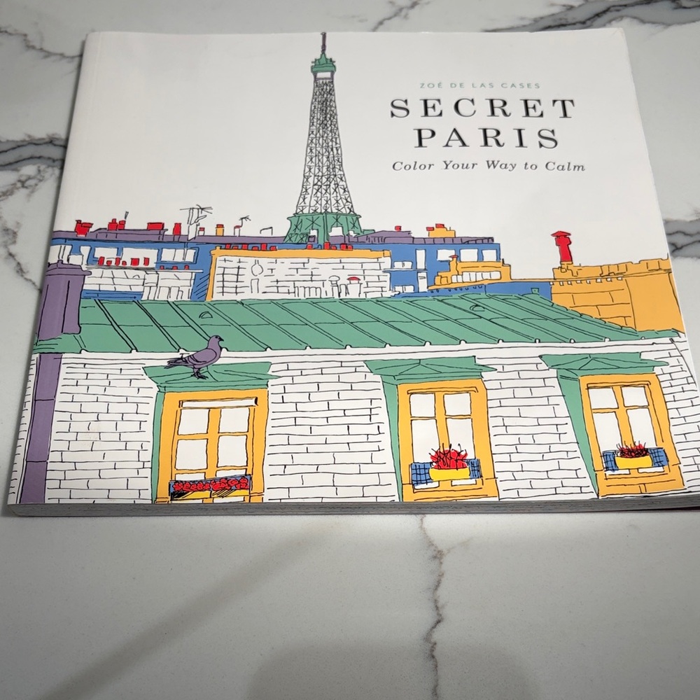 Secret Paris Coloring Book - Color Your Way to Calm
